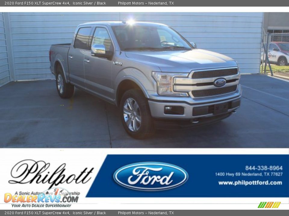 2020 Ford F150 XLT SuperCrew 4x4 Iconic Silver / Black Photo #1