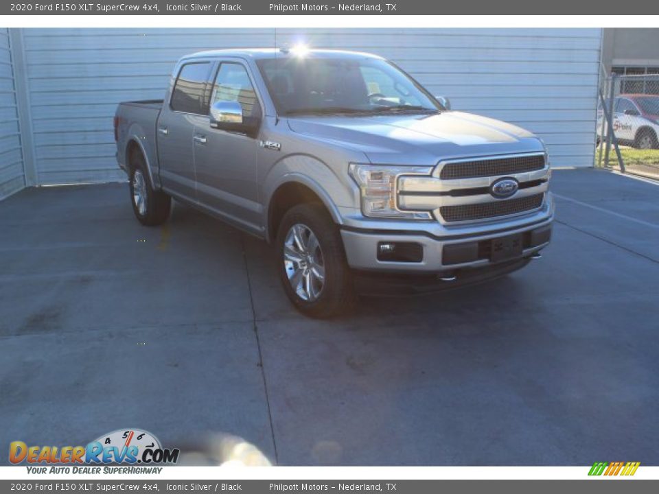 2020 Ford F150 XLT SuperCrew 4x4 Iconic Silver / Black Photo #2