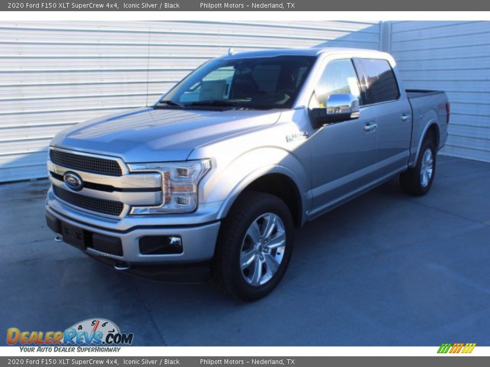 2020 Ford F150 XLT SuperCrew 4x4 Iconic Silver / Black Photo #4