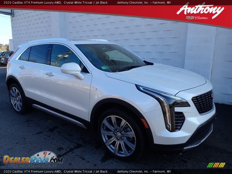 2020 Cadillac XT4 Premium Luxury AWD Crystal White Tricoat / Jet Black Photo #1