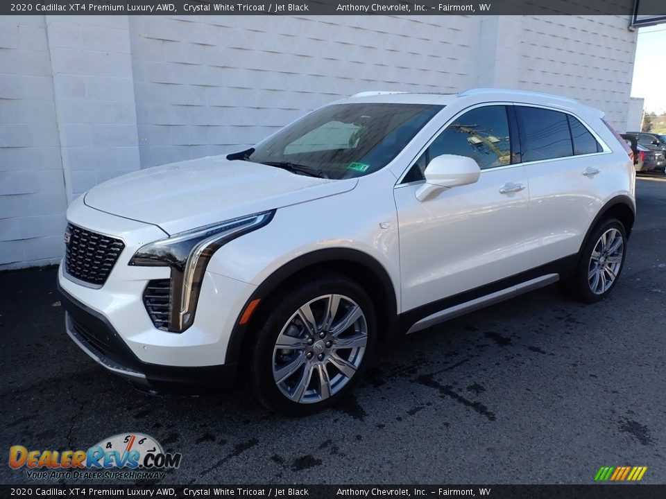 2020 Cadillac XT4 Premium Luxury AWD Crystal White Tricoat / Jet Black Photo #2