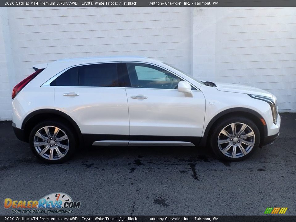 2020 Cadillac XT4 Premium Luxury AWD Crystal White Tricoat / Jet Black Photo #3