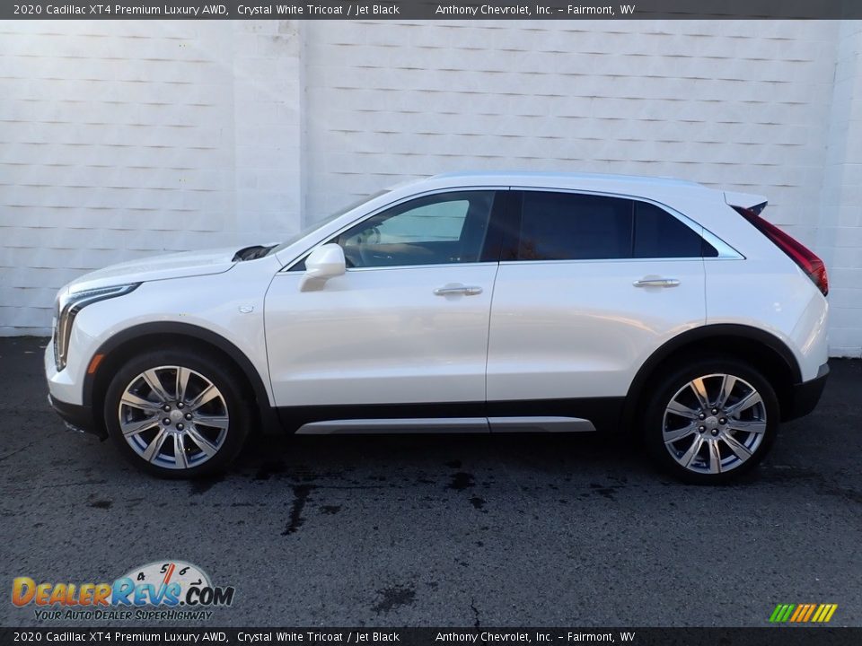 2020 Cadillac XT4 Premium Luxury AWD Crystal White Tricoat / Jet Black Photo #4