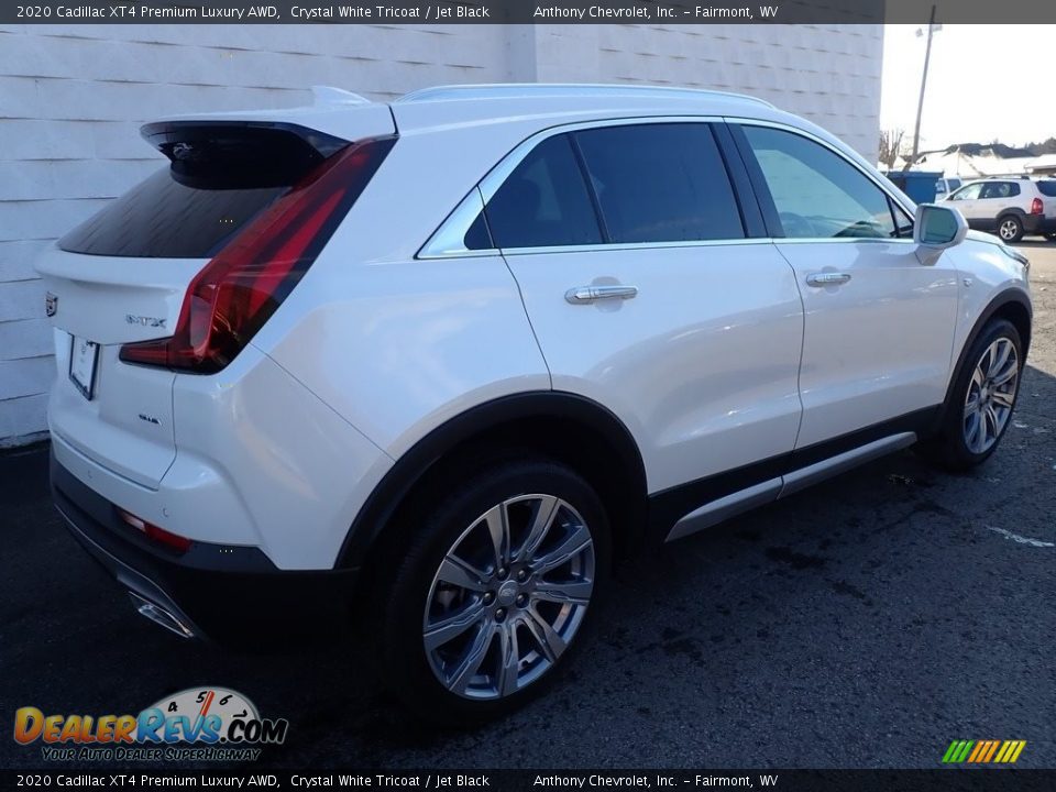 2020 Cadillac XT4 Premium Luxury AWD Crystal White Tricoat / Jet Black Photo #5