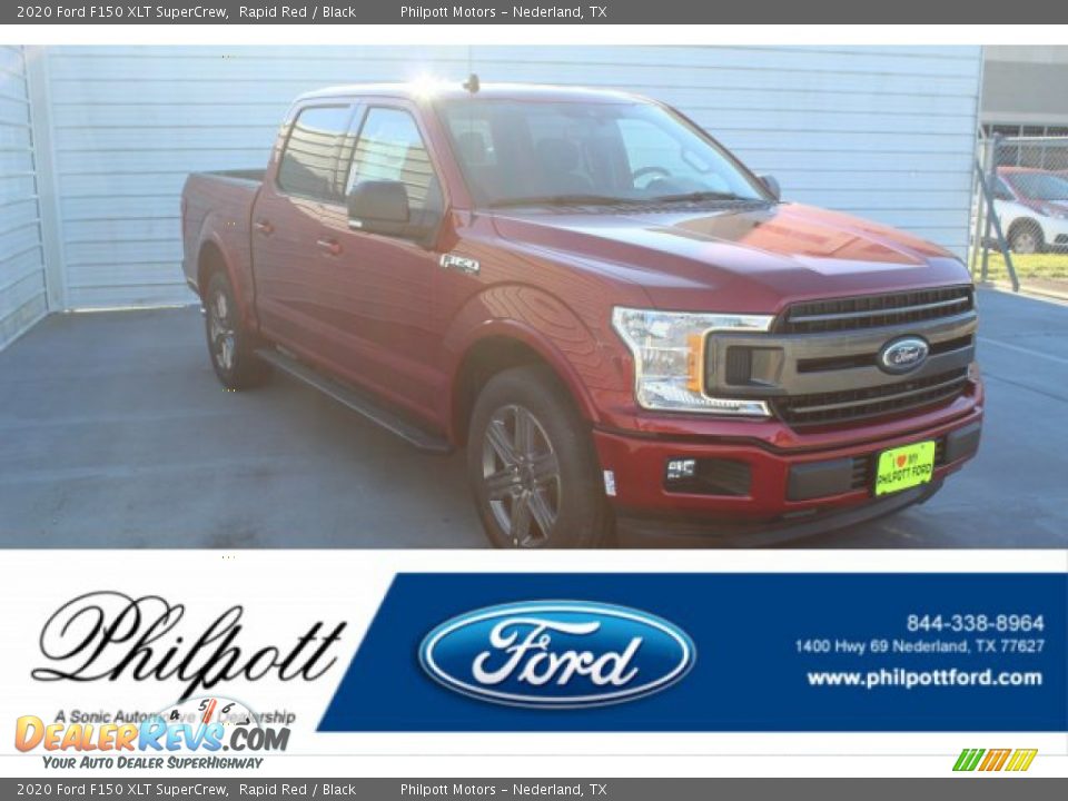 2020 Ford F150 XLT SuperCrew Rapid Red / Black Photo #1