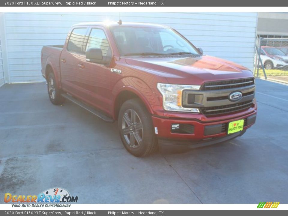 2020 Ford F150 XLT SuperCrew Rapid Red / Black Photo #2