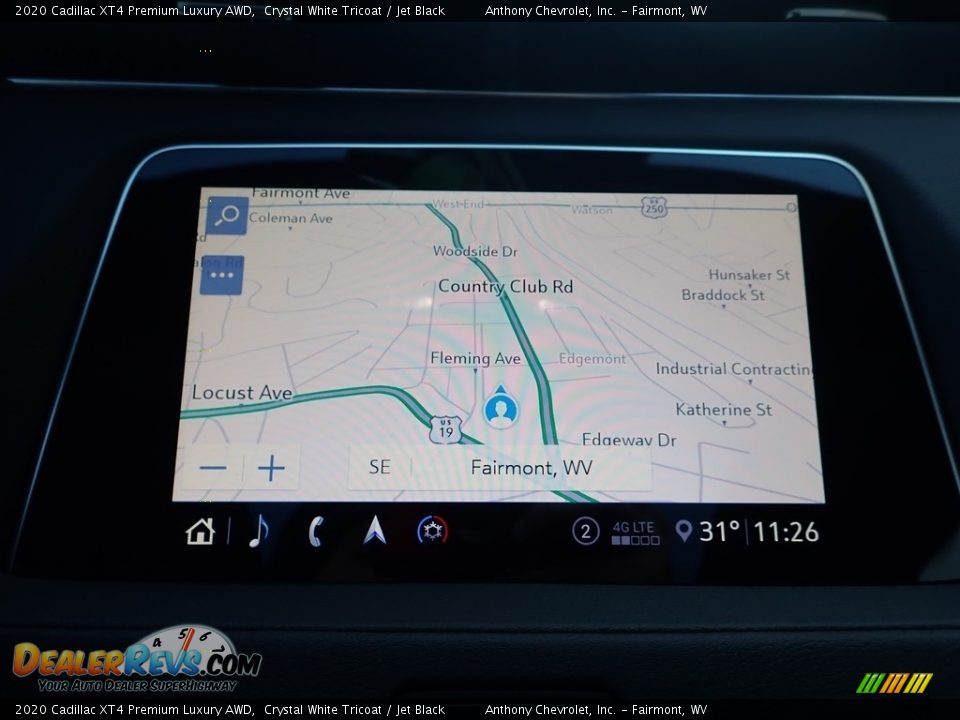 2020 Cadillac XT4 Premium Luxury AWD Crystal White Tricoat / Jet Black Photo #15
