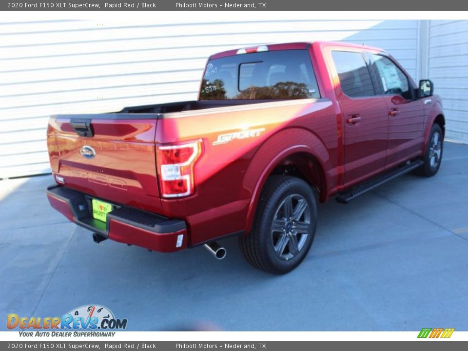 2020 Ford F150 XLT SuperCrew Rapid Red / Black Photo #8