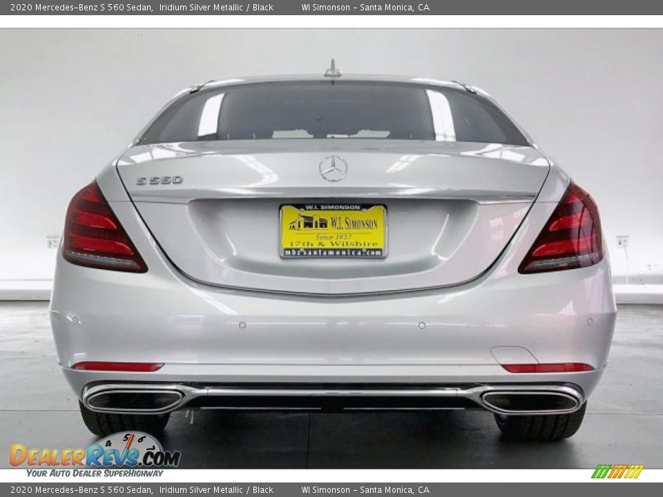 2020 Mercedes-Benz S 560 Sedan Iridium Silver Metallic / Black Photo #3