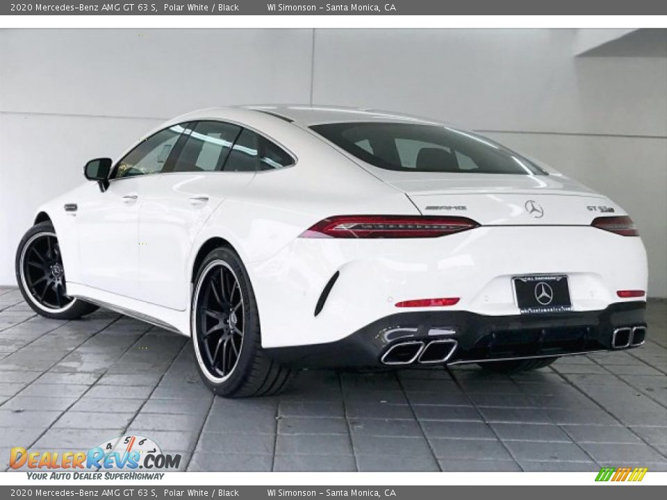 2020 Mercedes-Benz AMG GT 63 S Polar White / Black Photo #10