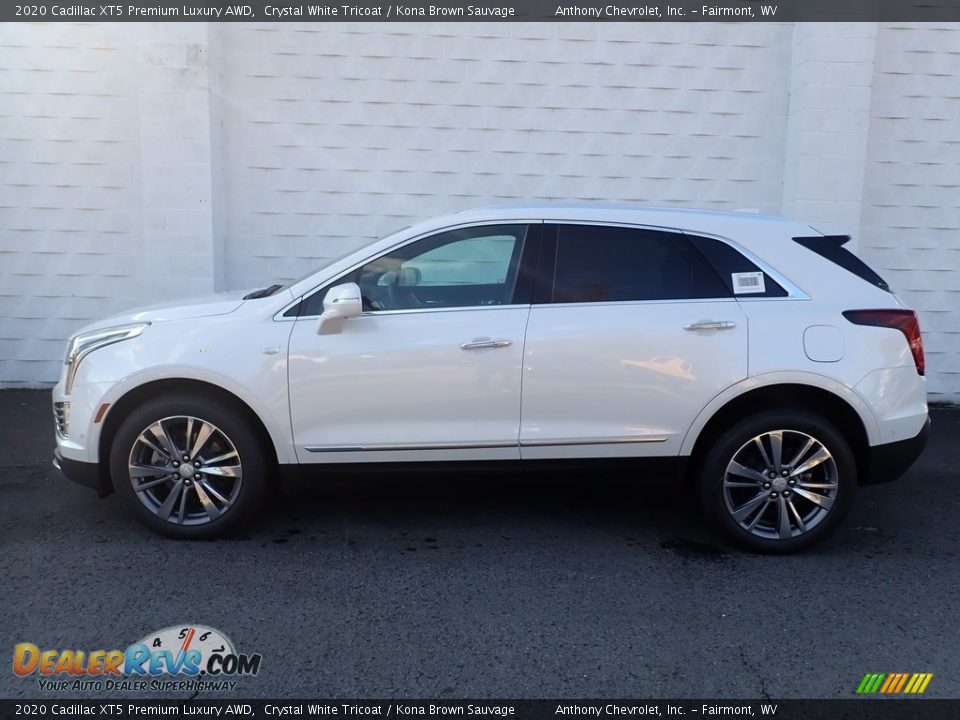 Crystal White Tricoat 2020 Cadillac XT5 Premium Luxury AWD Photo #4