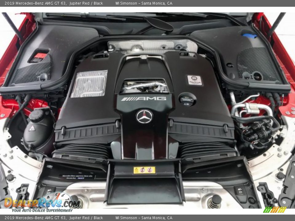 2019 Mercedes-Benz AMG GT 63 Jupiter Red / Black Photo #8