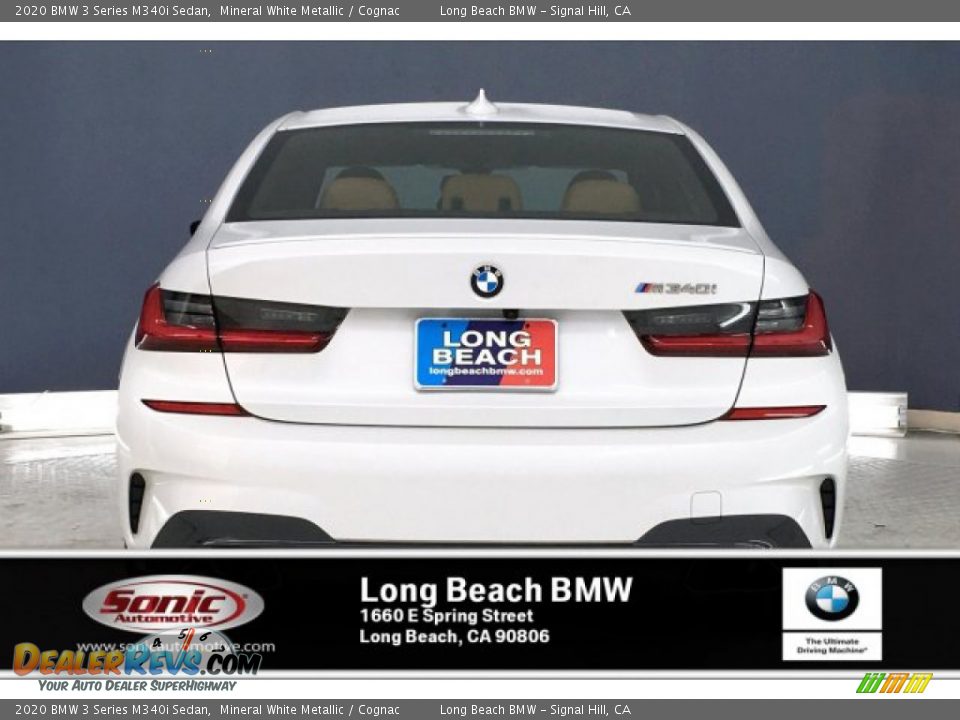 2020 BMW 3 Series M340i Sedan Mineral White Metallic / Cognac Photo #3
