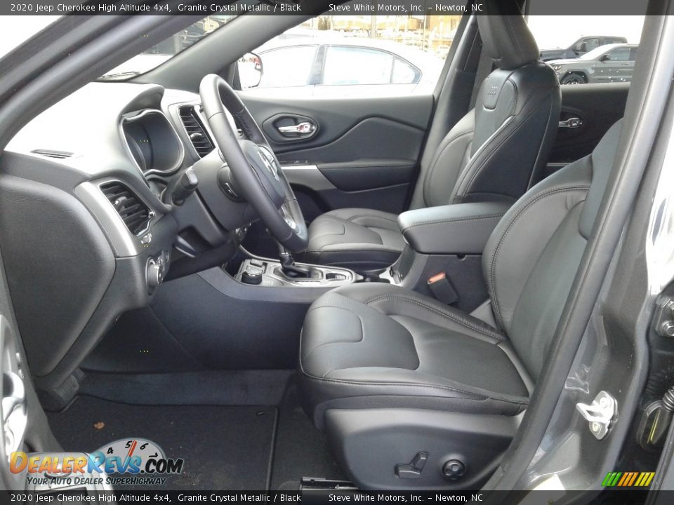 Black Interior - 2020 Jeep Cherokee High Altitude 4x4 Photo #10
