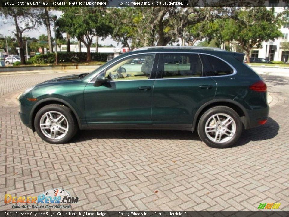 Jet Green Metallic 2011 Porsche Cayenne S Photo #3