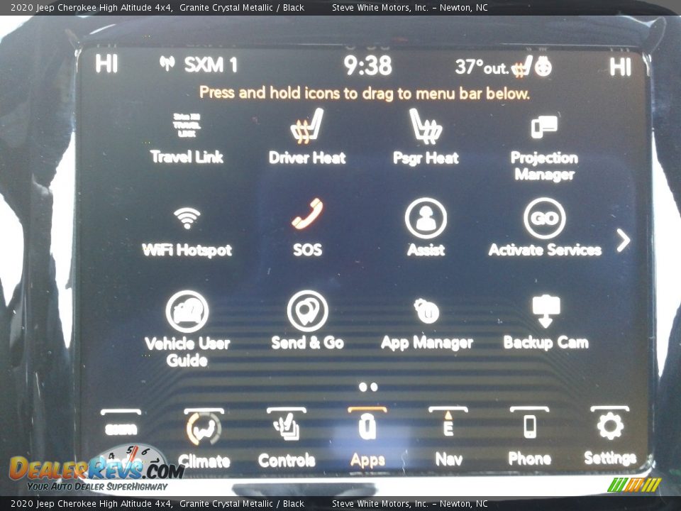 2020 Jeep Cherokee High Altitude 4x4 Granite Crystal Metallic / Black Photo #28