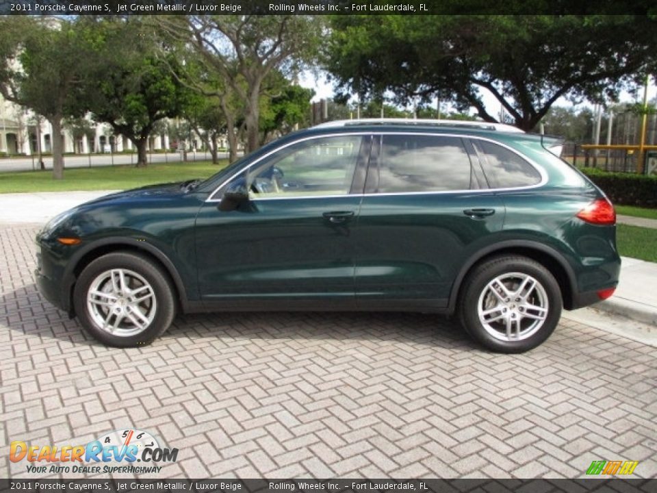 Jet Green Metallic 2011 Porsche Cayenne S Photo #16
