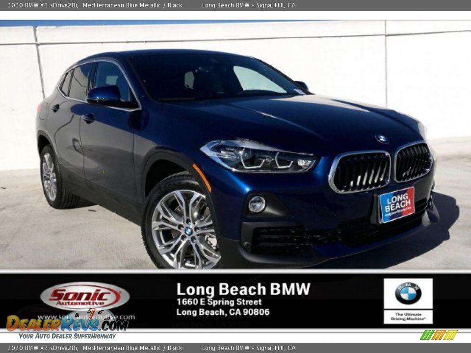 2020 BMW X2 sDrive28i Mediterranean Blue Metallic / Black Photo #1