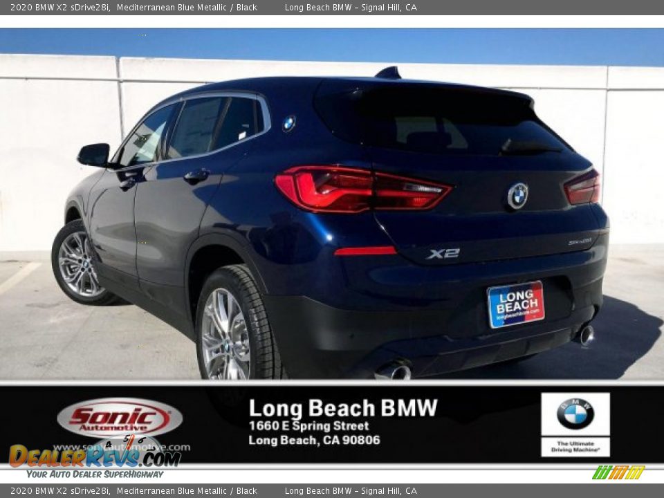 2020 BMW X2 sDrive28i Mediterranean Blue Metallic / Black Photo #2