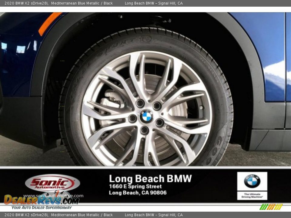 2020 BMW X2 sDrive28i Mediterranean Blue Metallic / Black Photo #9