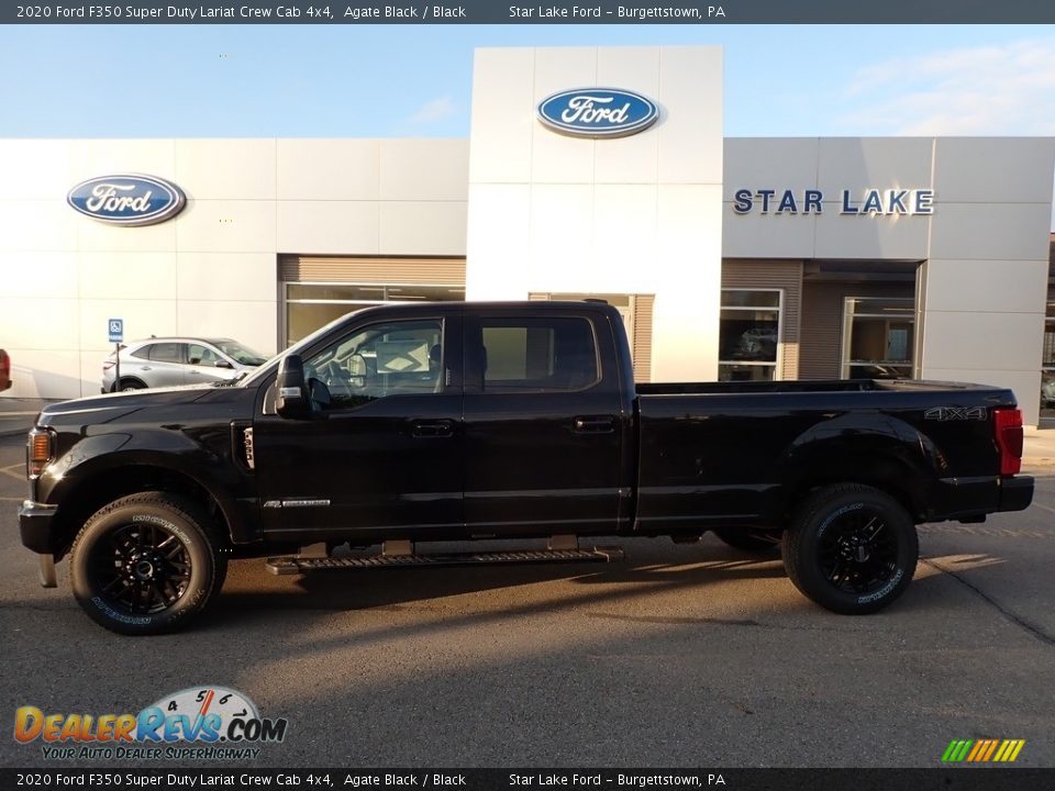 2020 Ford F350 Super Duty Lariat Crew Cab 4x4 Agate Black / Black Photo #1