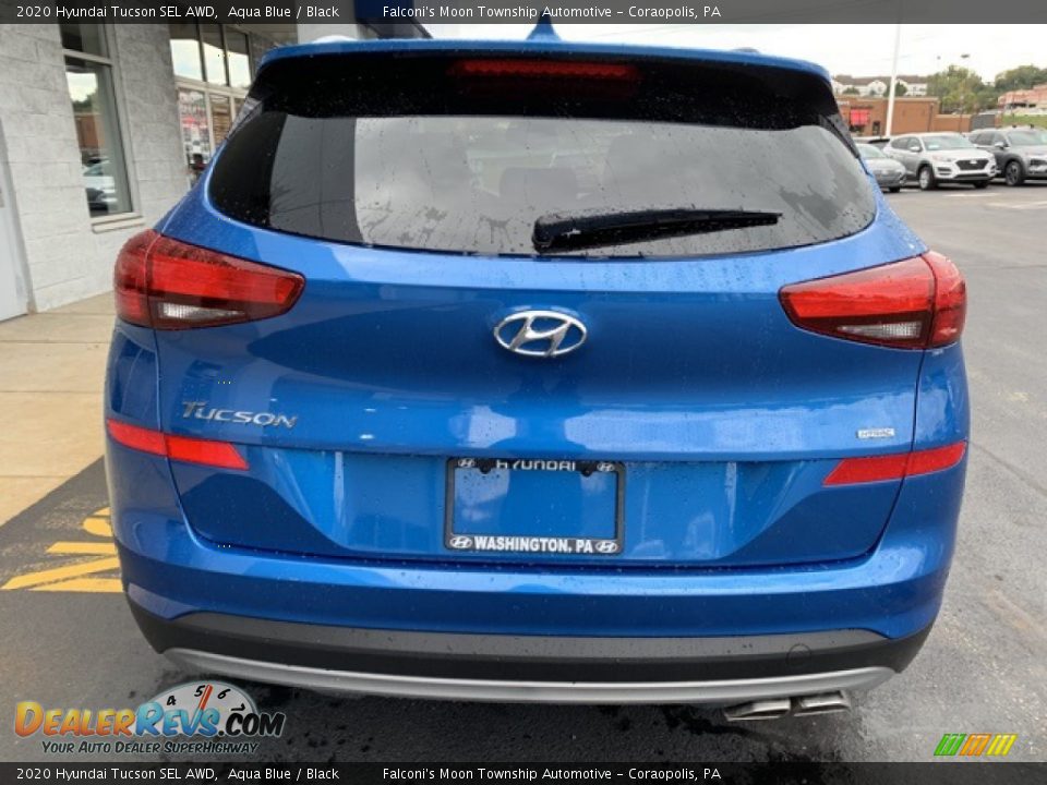 2020 Hyundai Tucson SEL AWD Aqua Blue / Black Photo #5