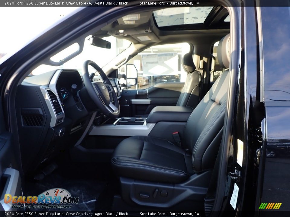 2020 Ford F350 Super Duty Lariat Crew Cab 4x4 Agate Black / Black Photo #11