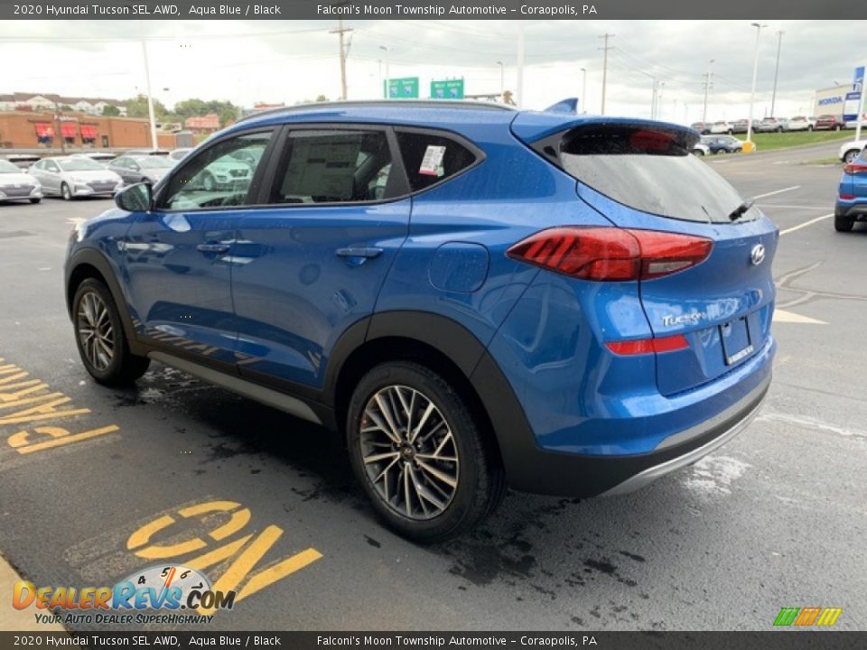 2020 Hyundai Tucson SEL AWD Aqua Blue / Black Photo #6