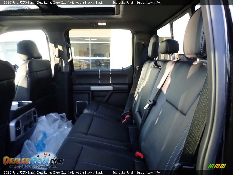 2020 Ford F350 Super Duty Lariat Crew Cab 4x4 Agate Black / Black Photo #12