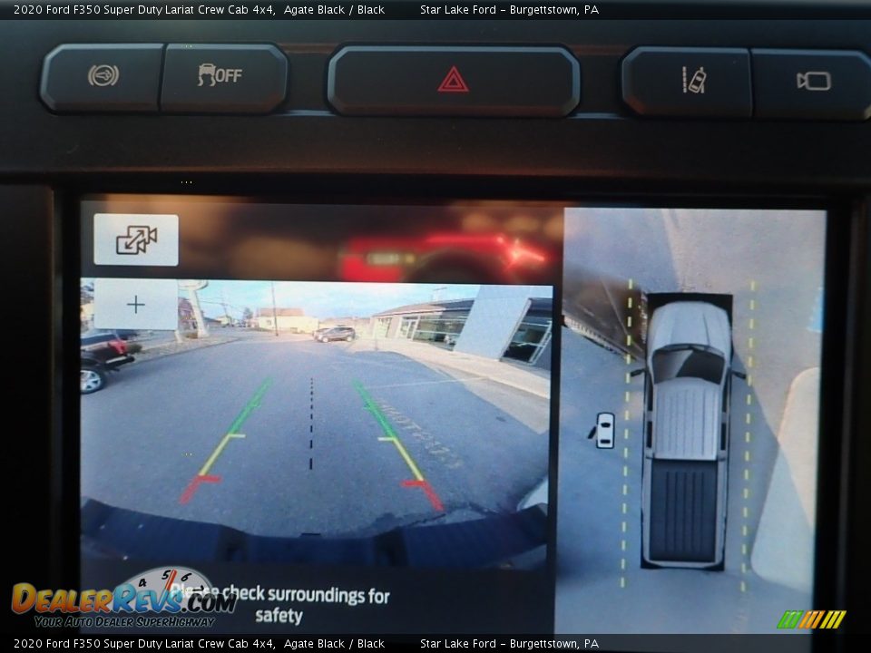 2020 Ford F350 Super Duty Lariat Crew Cab 4x4 Agate Black / Black Photo #19