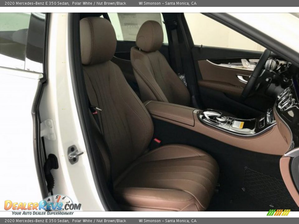 2020 Mercedes-Benz E 350 Sedan Polar White / Nut Brown/Black Photo #5