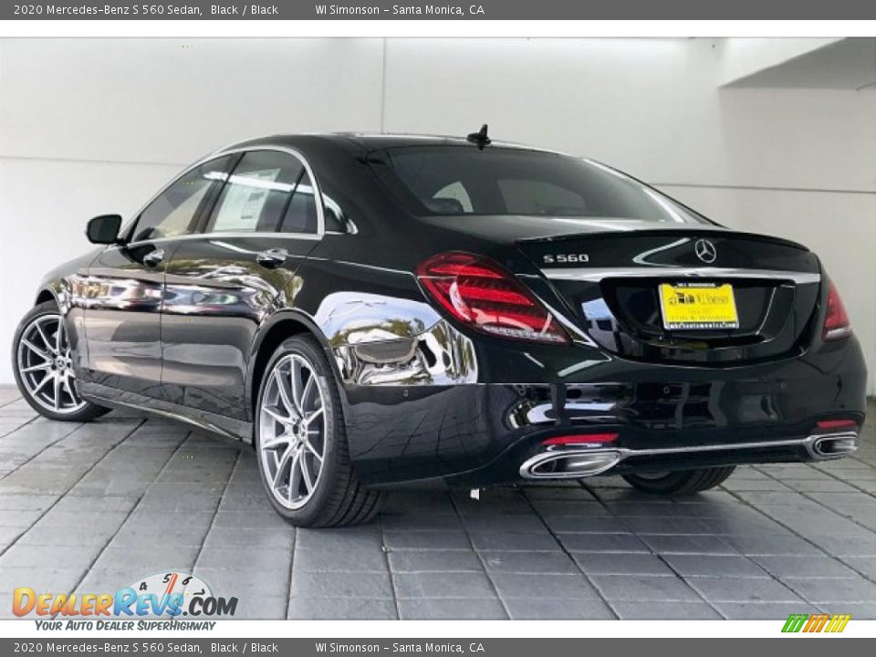 2020 Mercedes-Benz S 560 Sedan Black / Black Photo #2