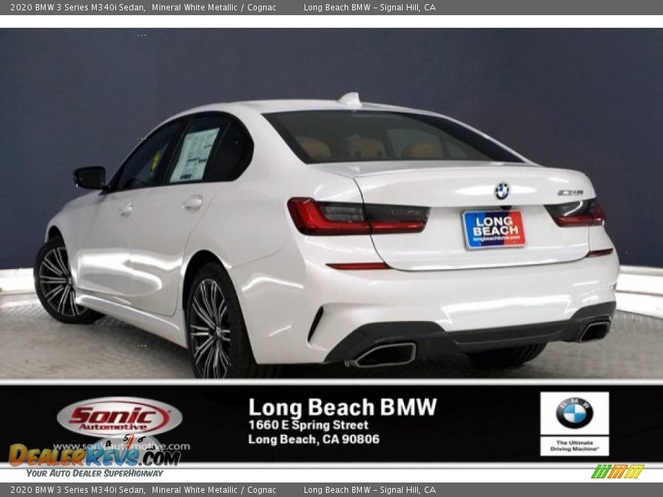 2020 BMW 3 Series M340i Sedan Mineral White Metallic / Cognac Photo #2