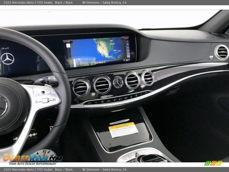 Dashboard of 2020 Mercedes-Benz S 560 Sedan Photo #6