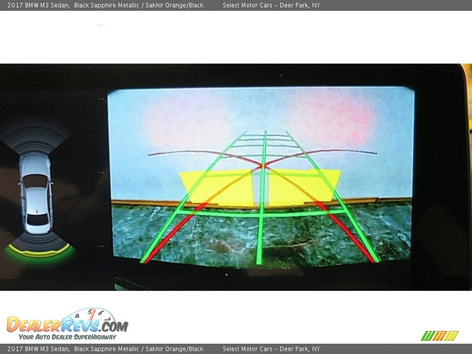 2017 BMW M3 Sedan Black Sapphire Metallic / Sakhir Orange/Black Photo #26