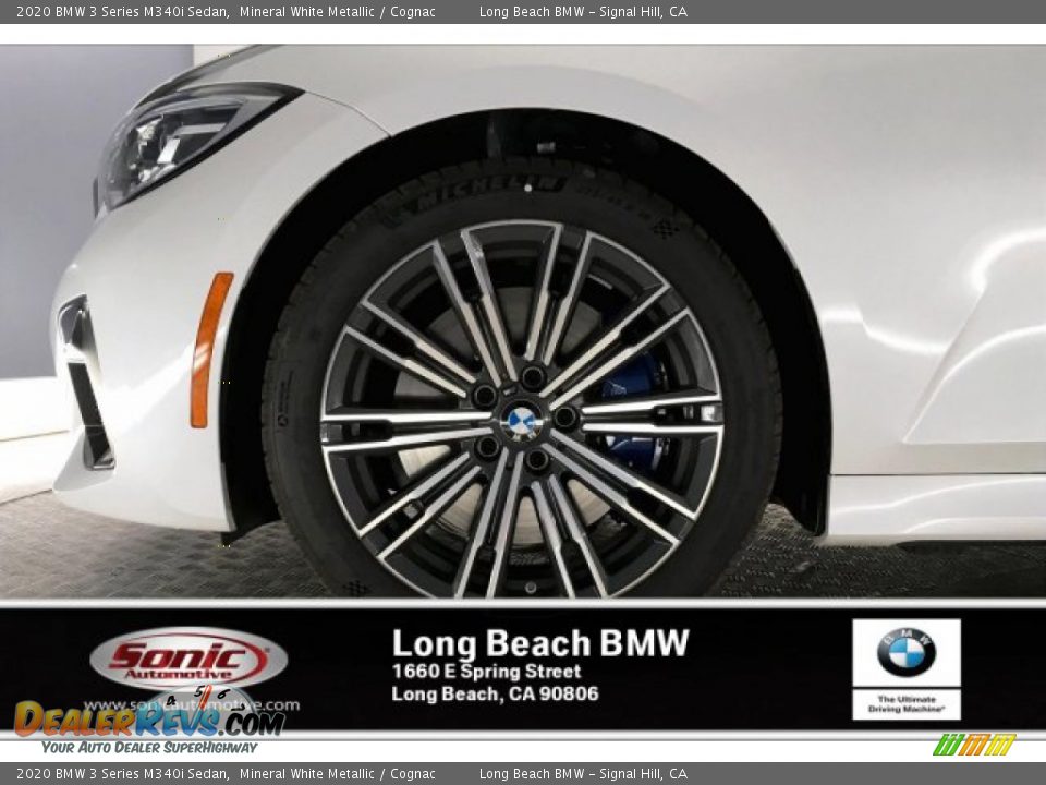 2020 BMW 3 Series M340i Sedan Mineral White Metallic / Cognac Photo #9