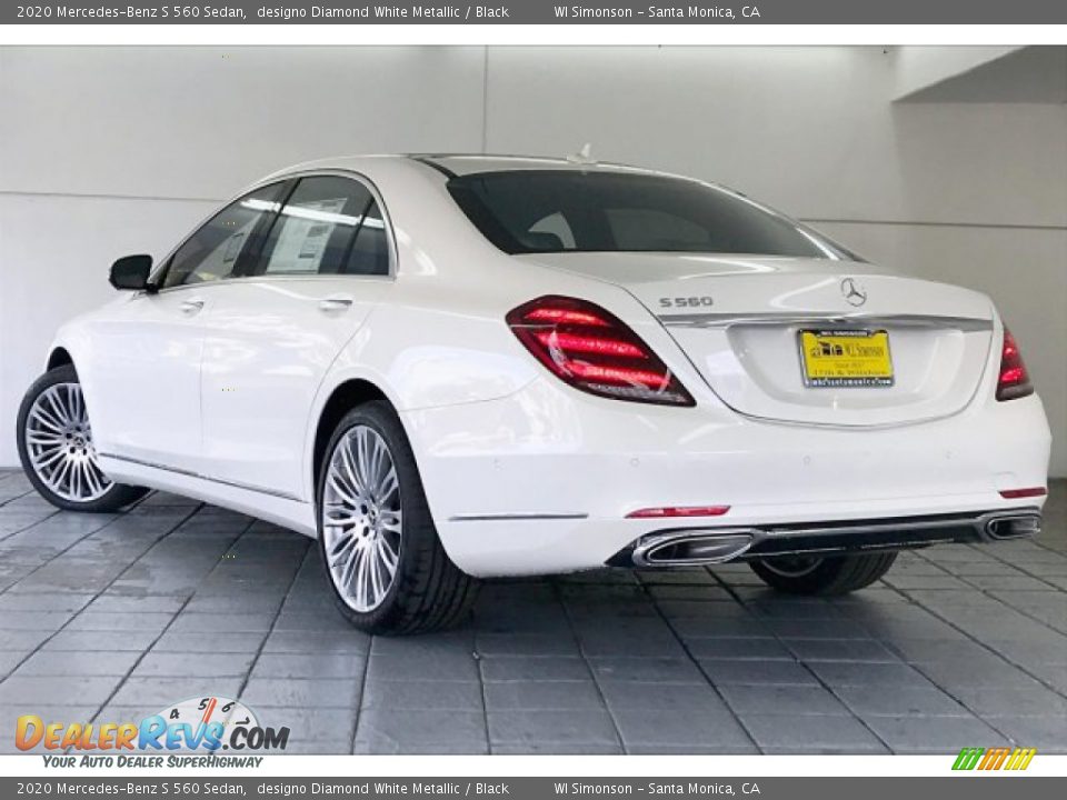 2020 Mercedes-Benz S 560 Sedan designo Diamond White Metallic / Black Photo #2