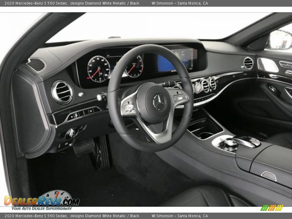 2020 Mercedes-Benz S 560 Sedan designo Diamond White Metallic / Black Photo #4