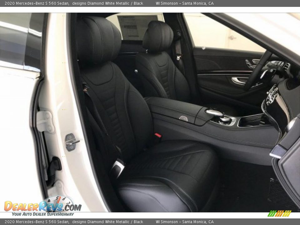 2020 Mercedes-Benz S 560 Sedan designo Diamond White Metallic / Black Photo #5