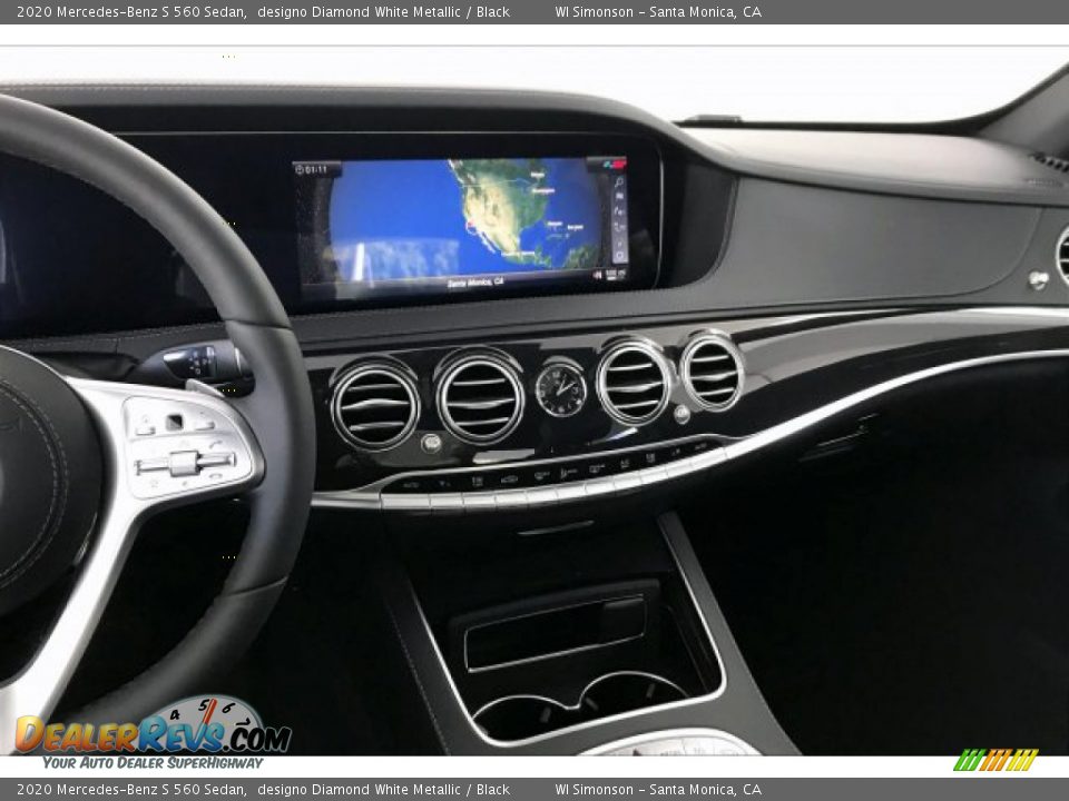 2020 Mercedes-Benz S 560 Sedan designo Diamond White Metallic / Black Photo #6