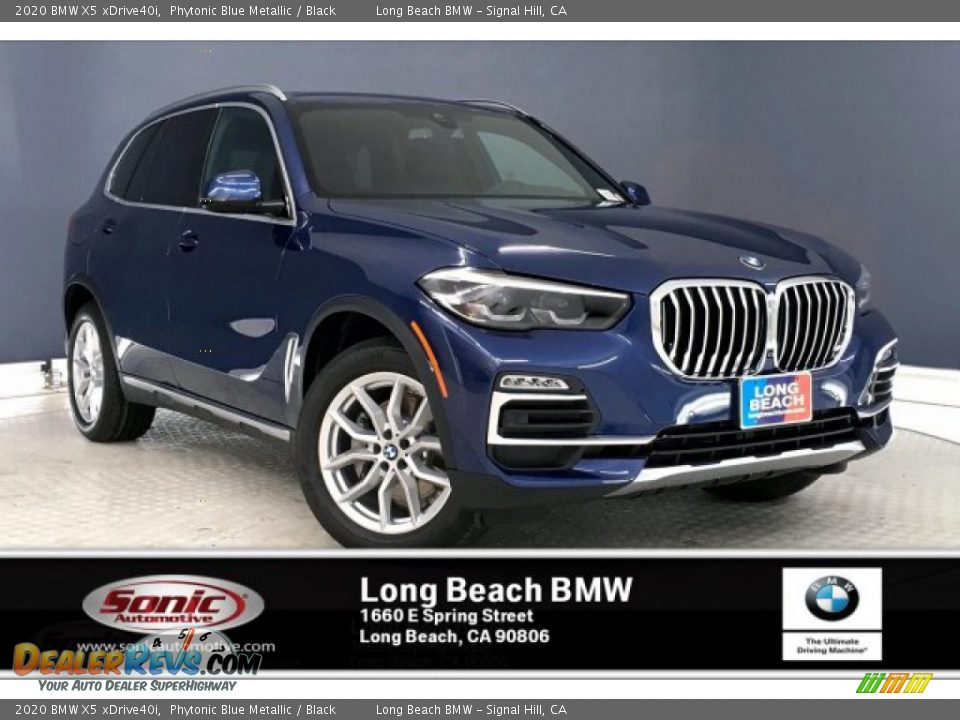 2020 BMW X5 xDrive40i Phytonic Blue Metallic / Black Photo #1