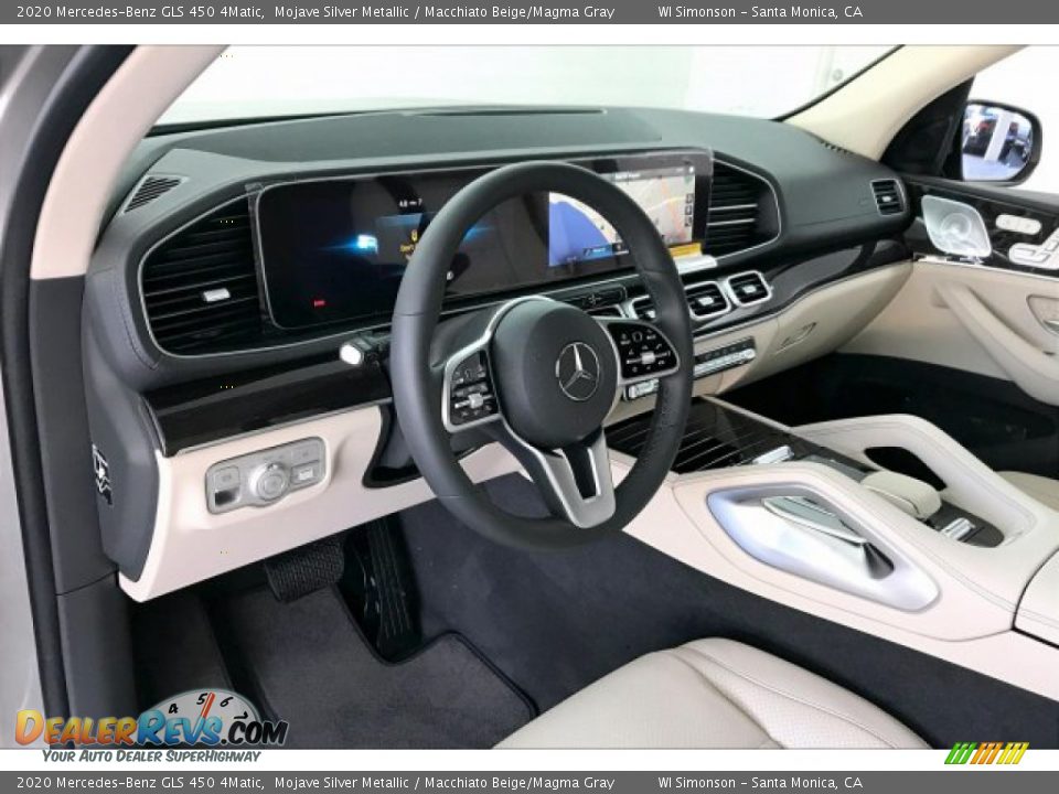 2020 Mercedes-Benz GLS 450 4Matic Mojave Silver Metallic / Macchiato Beige/Magma Gray Photo #4
