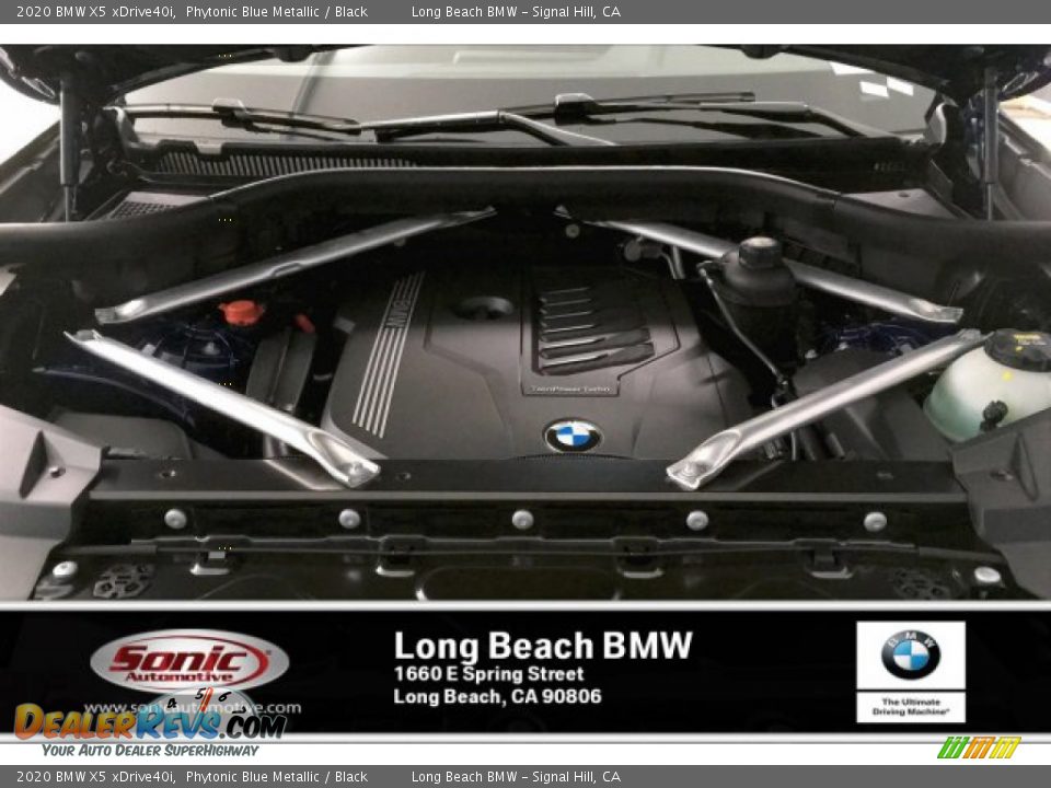 2020 BMW X5 xDrive40i Phytonic Blue Metallic / Black Photo #8