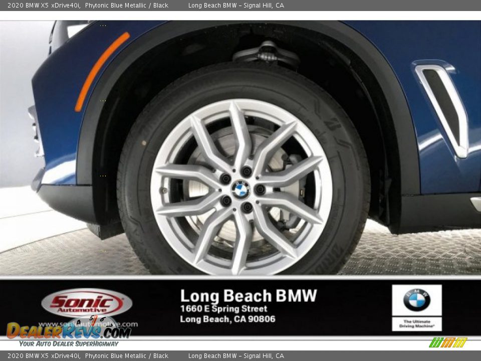 2020 BMW X5 xDrive40i Phytonic Blue Metallic / Black Photo #9