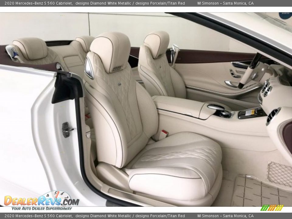 Front Seat of 2020 Mercedes-Benz S 560 Cabriolet Photo #5
