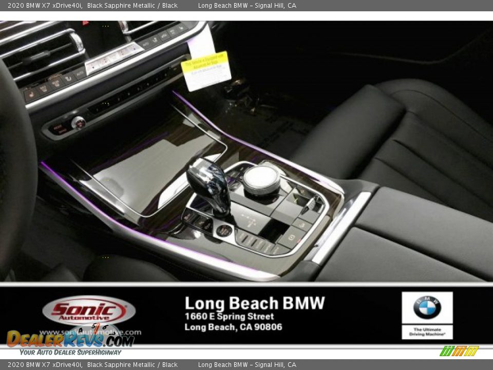 2020 BMW X7 xDrive40i Black Sapphire Metallic / Black Photo #6