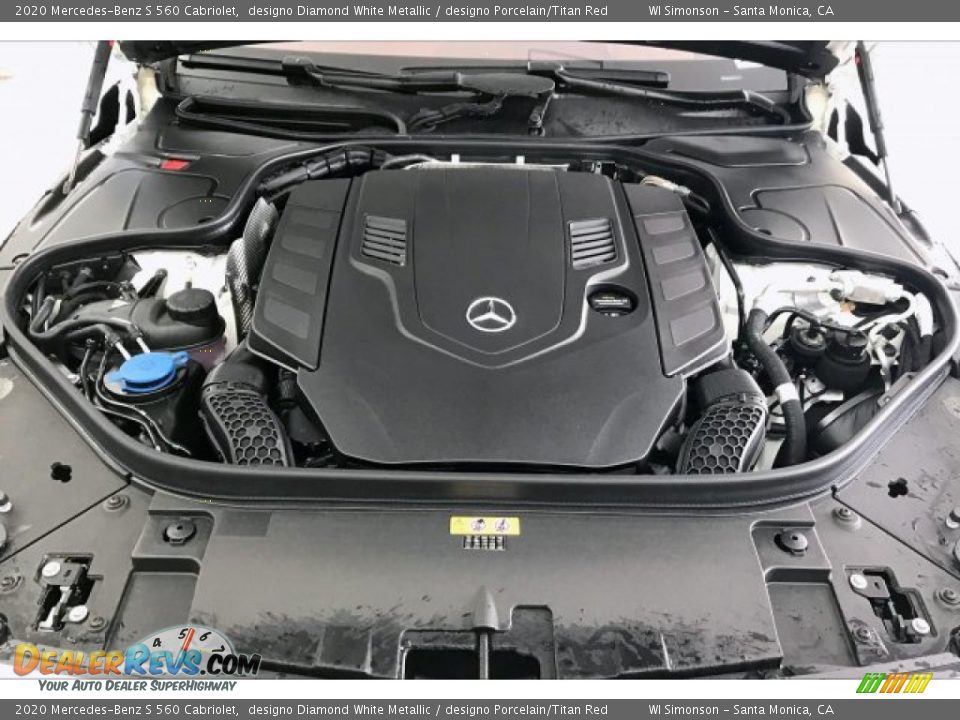 2020 Mercedes-Benz S 560 Cabriolet 4.0 Liter DI biturbo DOHC 32-Valve VVT V8 Engine Photo #8