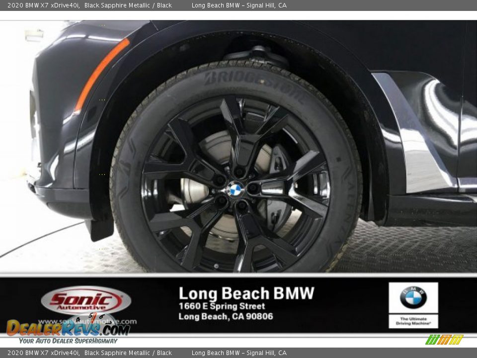 2020 BMW X7 xDrive40i Black Sapphire Metallic / Black Photo #9