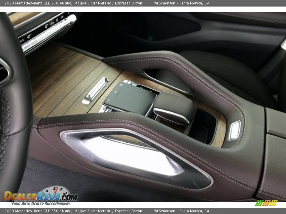 2020 Mercedes-Benz GLE 350 4Matic Mojave Silver Metallic / Espresso Brown Photo #7
