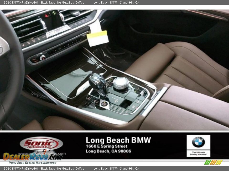 2020 BMW X7 xDrive40i Black Sapphire Metallic / Coffee Photo #6